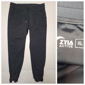 ZYIA Black Track Pants